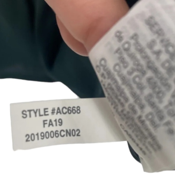 J. Crew Top Womens 00 Green Satin V-Neck Button Detail Peplum Elastic Waist - Picture 7 of 12